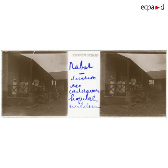 Rabat. Division des contagieux, hôpital militaire. [légende d'origine]<br>