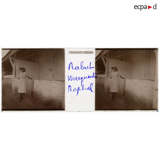 Rabat. Marguerite Raptial (?). [légende d'origine]<br>