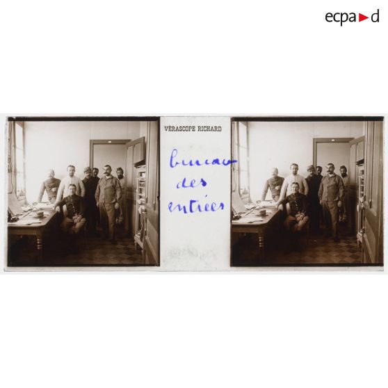 Bureau des entrées. [légende d'origine]