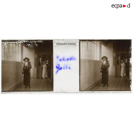 [Hôpital militaire de Verdun] : Josette Gallé. [légende d'origine]<br>