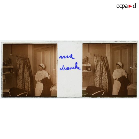 [Hôpital de Verdun] : ma chambre. [légende d'origine]<br>