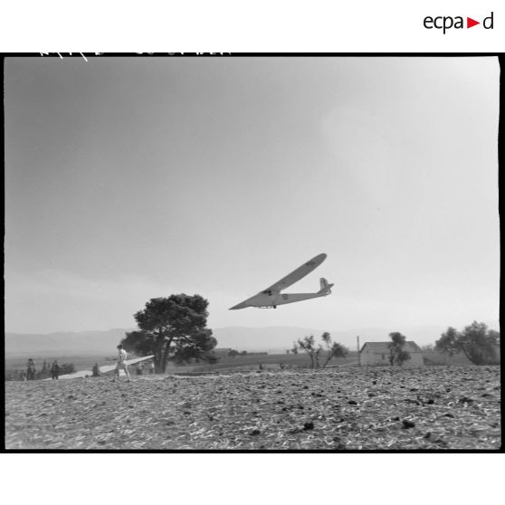 Planeur en plein vol.