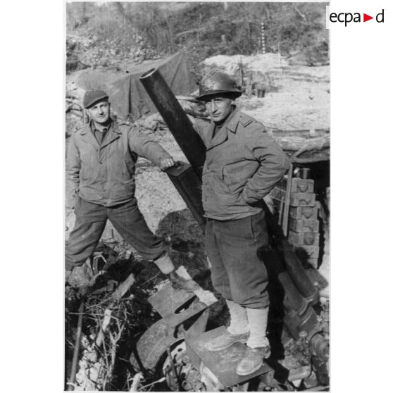 La 3e DIA [division d'infanterie algérienne] sur le front d'Italie. Janvier 1944. [légende d'origine]