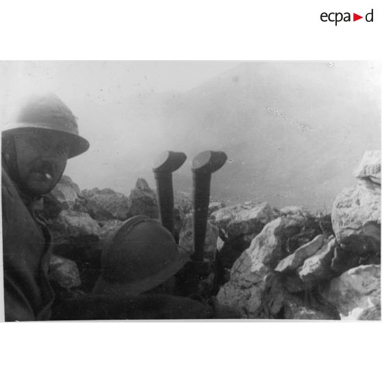 La 3e DIA [division d'infanterie algérienne] sur le front d'Italie. Janvier 1944. [légende d'origine]