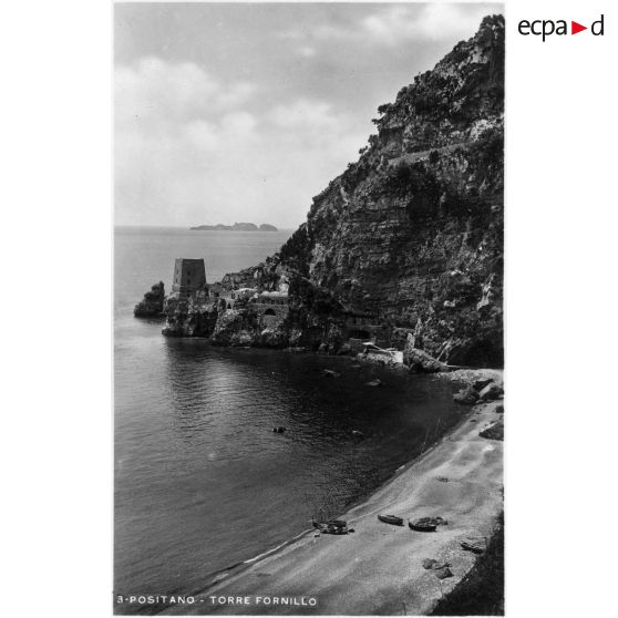 3. Positano. Torre Fornillo. [légende d'origine]