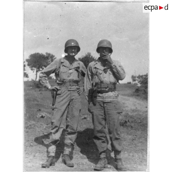 Dans le secteur du Garigliano. Mai 1944. [légende d'origine]