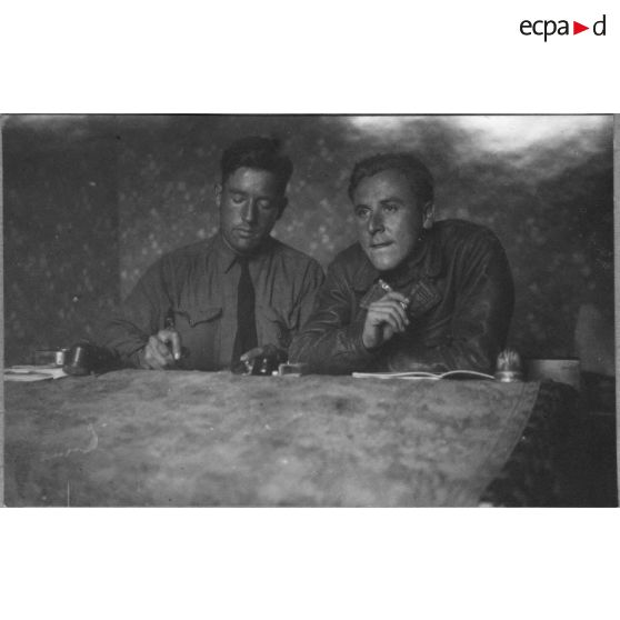 En route vers le nord. Septembre 1944. [légende d'origine]