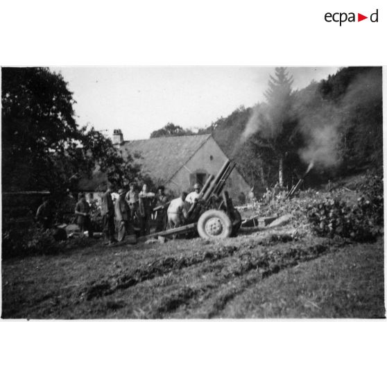 Sur le front des Vosges. Octobre - décembre 1944. [légende d'origine]