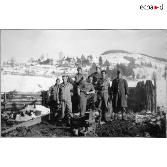 Sur le front des Vosges. Octobre - décembre 1944. [légende d'origine]