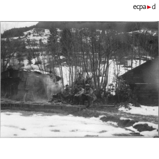 Sur le front des Vosges. Octobre - décembre 1944. [légende d'origine]