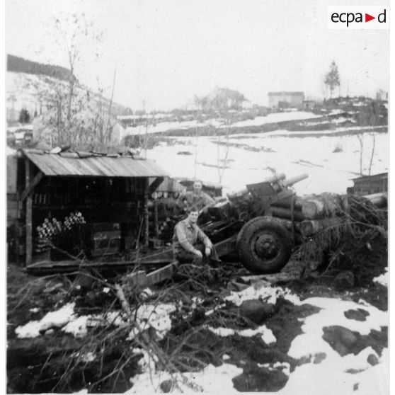 Sur le front des Vosges. Octobre - décembre 1944. [légende d'origine]