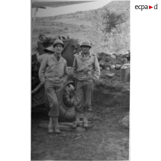Sur le front des Vosges. Octobre - décembre 1944. [légende d'origine]