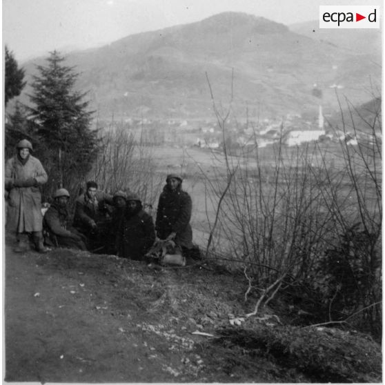 Progression en direction du col d'Oderen. [légende d'origine]