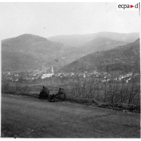 Progression en direction du col d'Oderen. [légende d'origine]