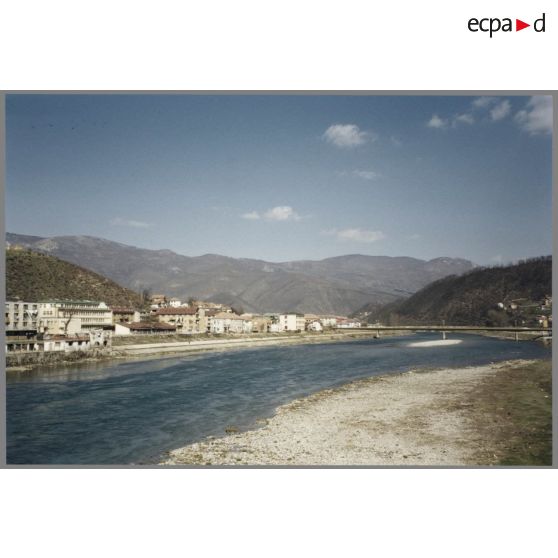 Rivière Drina - Gorazde. [légende d'origine]