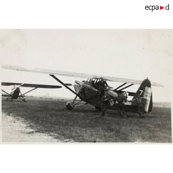 René Chavaux 506e RCC - Valdahon - Besançon 1934. [légende d'origine]