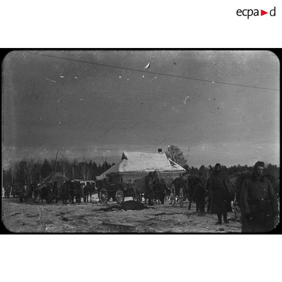 Medyn - Woronov. [Convoi de soldats]. [Description en cours]