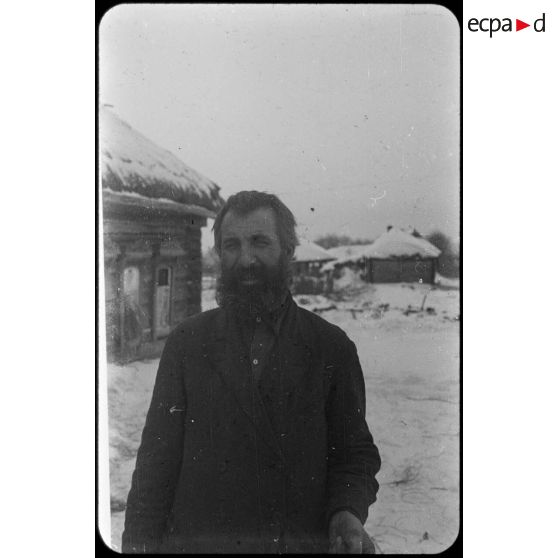 Medyn - Woronov. [Portrait d'un homme barbu]. [Description en cours]