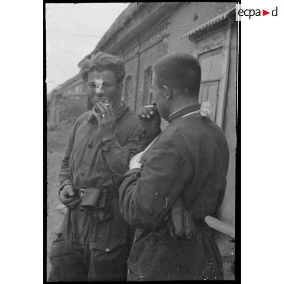 Ljudjnowo - Rhew. [Soldats blessés]. [Description en cours]