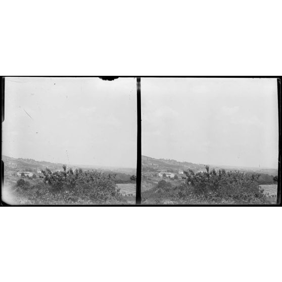 [Paysage avec village].<br>