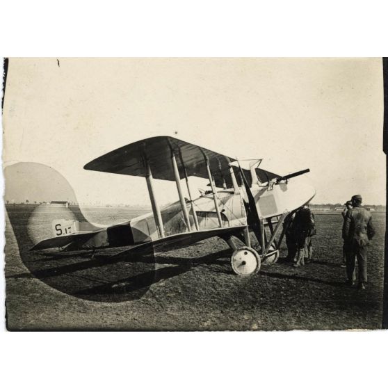 Biplan SPAD. [légende d'origine]