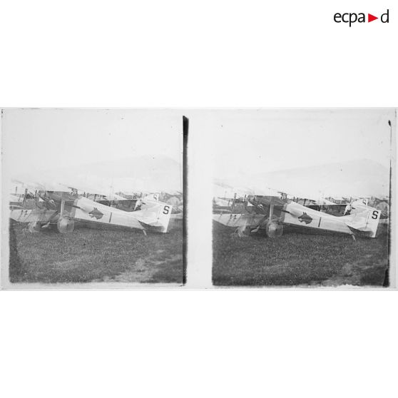 Capitaine Luc-Pupat (dans son SPAD). Août 1917. [légende d'origine]