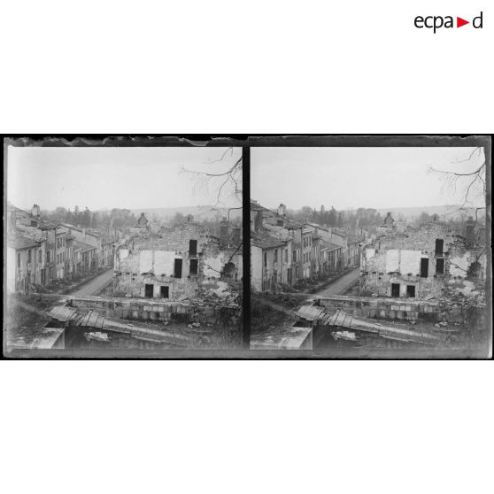 [Ville détruite - Verdun ?]<br>