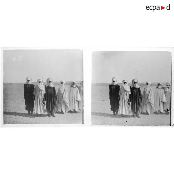 [Portraits de méharistes tchadiens].<br>