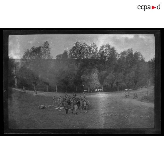 [1er septembre 1916. Concours de cuisiniers à Quiry-le-Sec].