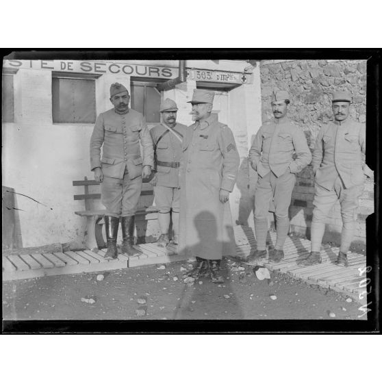 Argonne, Est. (Meuse), Four-de-Paris, poste de secours du 363e d'infanterie (sous secteur de la ferme de Mitte). [légende d'origine]