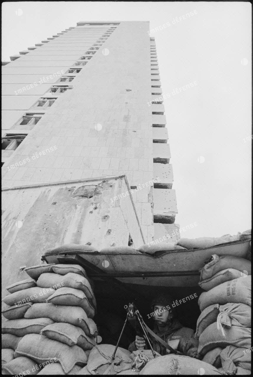Poste du 6e régiment d'infanterie parachutiste (RIP), Beyrouth.
