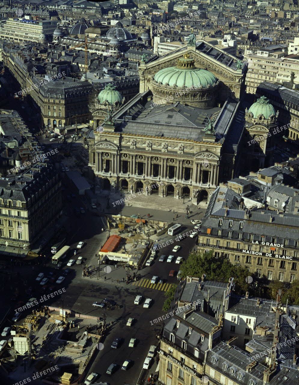 Vue aériennes de Paris - 9e arrondissement.
