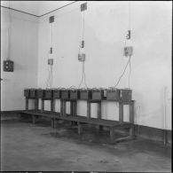 Subdivision de Batna : salle des batteries du 9e RCA.