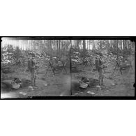 Région de Capitello. Lance-flammes pris aux autrichiens. [légende d'origine]