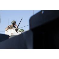 Intégration d'une unité finlandaise et activité du bataillon français de la FCR (Force commander reserve) dans le cadre de l'opération Daman XVII de la FINUL.