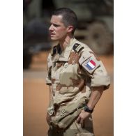 Portrait du colonel Guillaume Gauthier, commandant la base aérienne projetée (BAP) de Niamey, au Niger.