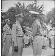 Cérémonie de remise de décorations.