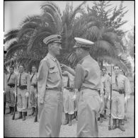 Cérémonie de remise de décorations.