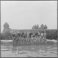 Championnat de natation d'Afrique du Nord à Maison-Carrée. [Description en cours]