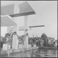 Championnat de natation d'Afrique du Nord à Maison-Carrée. [Description en cours]