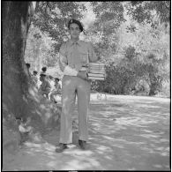 Présentation de l'école militaire préparatoire nord-africaine (EMPNA) de Koléa. [Description en cours]