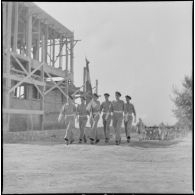 Présentation de l'école militaire préparatoire nord-africaine (EMPNA) de Koléa. [Description en cours]