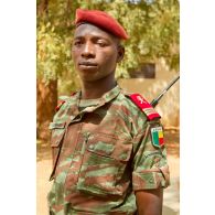 Portrait d'un capitaine béninois.