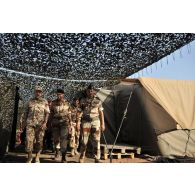 Visite du camp Europa.