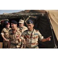 Visite du camp Europa.