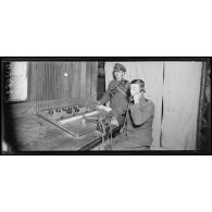 Près de Saint-Léger-aux-Bois, Oise, central téléphonique anglais. [légende d'origine]