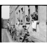 L'armée américaine à Leipzig.
