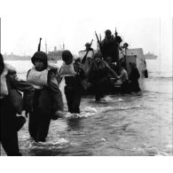 L'opération Torch, débarquement anglo-américain en AFN.