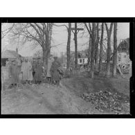 Région de Noyon, et la ville de Ham, mars 1917.