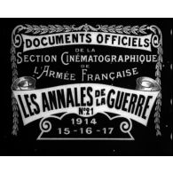 Les Annales de la guerre n°21.